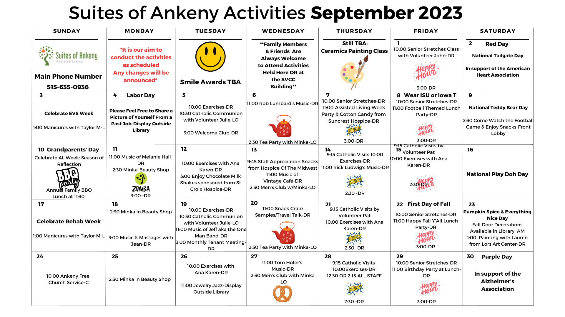 Resident Activities - Sunny View Care Center - Ankeny, Iowa