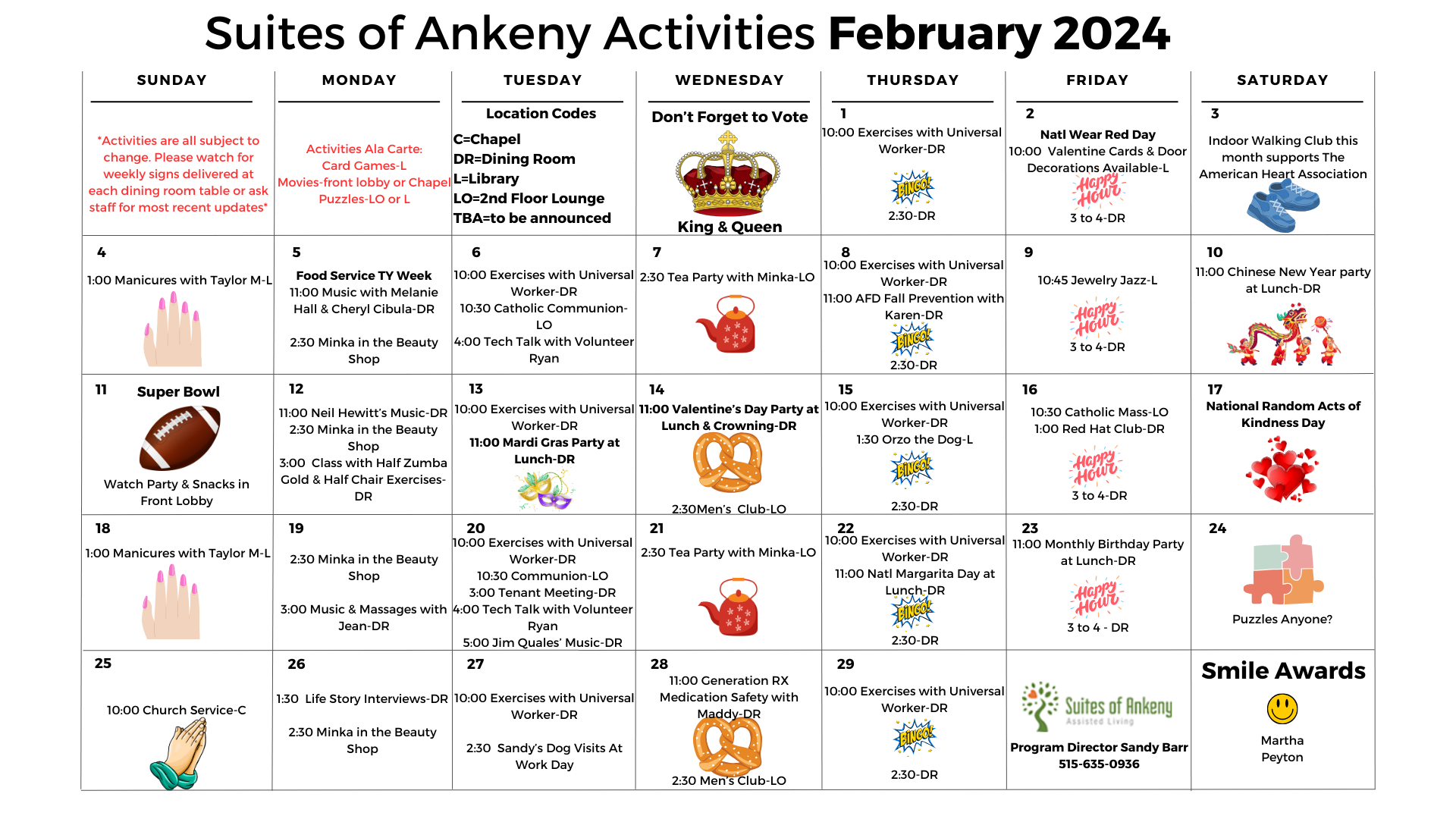 Resident Activities Sunny View Care Center Ankeny, Iowa